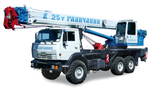 Автокран Галичанин 25 тонн КС-55713-5В на шасси КАМАЗ-43118 (6х6)