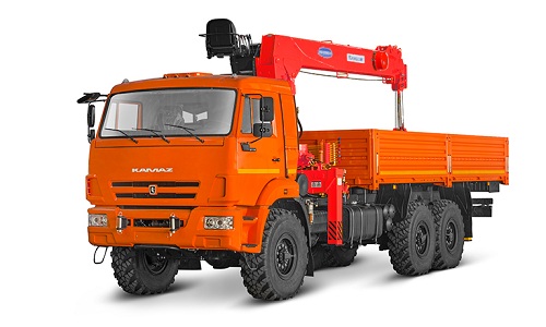 КАМАЗ-43118 с КМУ Kanglim KS1256G-II