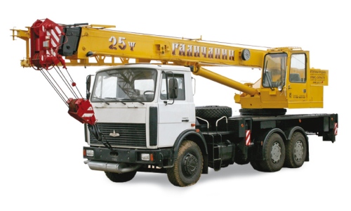 Автокран Галичанин 25 тонн КС-55713-6 на шасси МАЗ-6303А3 (6х4)